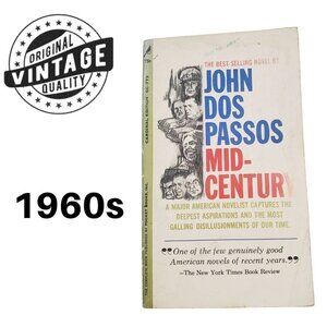Vintage Mid-Century Novel by John Dos Passo Paperback
